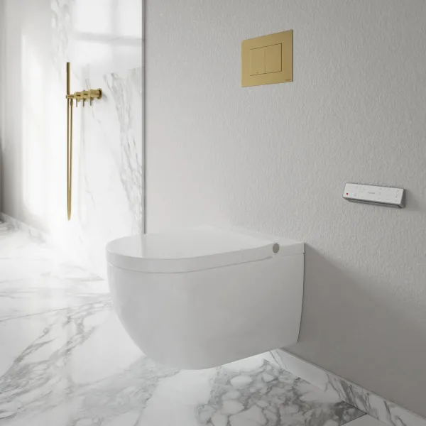 Aqualux PAX2-R Duschtoilet - LuxDusch bidetfunksjon og myklukkende sete