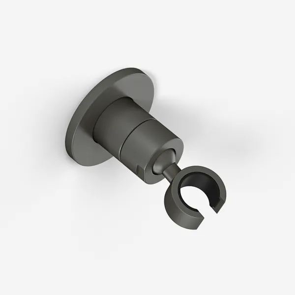 Semplice SSP510 - Dusjholder, Vegg, PVD Matt Gun Metal