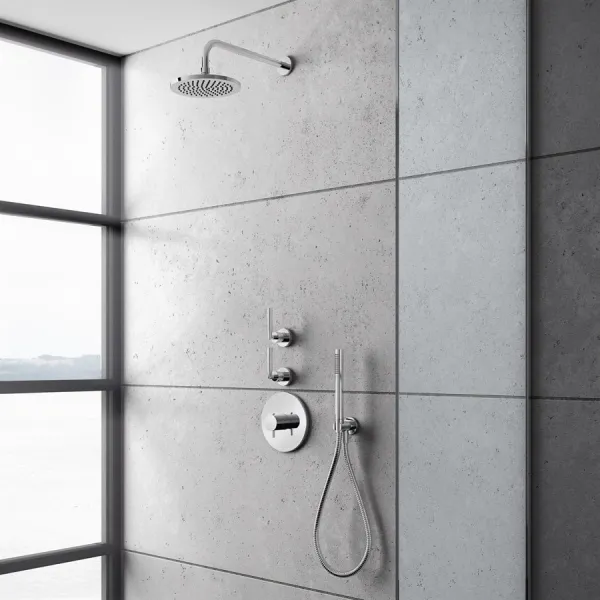 Semplice Rain DeLuxe STB602 S01 - Ø20 Krom