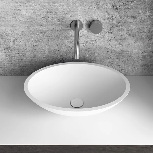 Spoon 52 - 52x38 Massiv Matt White SolidTec®