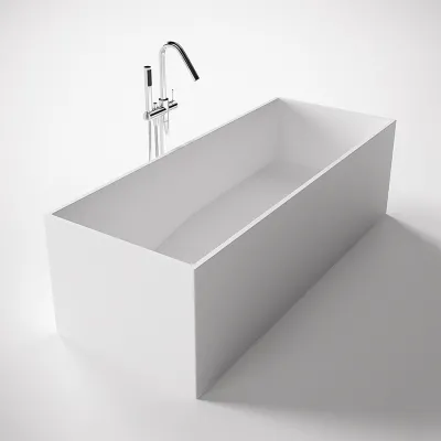 Frozen Tub 180 - Badekar 180x76, Solid Mathvid SolidTec®